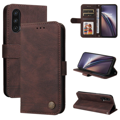 Skin Feel Life Tree Metal Button Horizontal Flip Leather Case with Holder & Card Slot & Wallet & Photo Frame & Strap, For OnePlus Nord 2 5G, For OnePlus Nord CE 5G, For OPPO Realme 7 5G / V5 5G, For Xiaomi Redmi 10