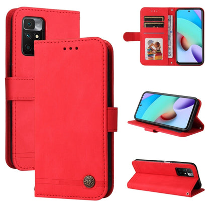 Skin Feel Life Tree Metal Button Horizontal Flip Leather Case with Holder & Card Slot & Wallet & Photo Frame & Strap, For OnePlus Nord 2 5G, For OnePlus Nord CE 5G, For OPPO Realme 7 5G / V5 5G, For Xiaomi Redmi 10