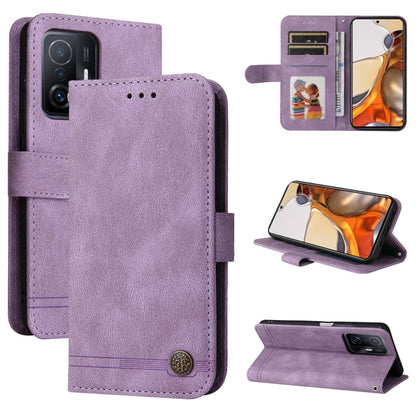 Skin Feel Life Tree Metal Button Horizontal Flip Leather Case with Holder & Card Slot & Wallet & Photo Frame & Strap, For Xiaomi Mi 11T Pro / Mi 11T, For Samsung Galaxy A02s 164mm EU Version, For Samsung Galaxy A02s 166mm US Version                    ...