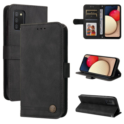 Skin Feel Life Tree Metal Button Horizontal Flip Leather Case with Holder & Card Slot & Wallet & Photo Frame & Strap, For Xiaomi Mi 11T Pro / Mi 11T, For Samsung Galaxy A02s 164mm EU Version, For Samsung Galaxy A02s 166mm US Version                    ...