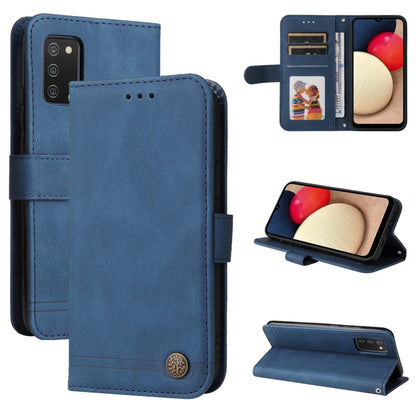 Skin Feel Life Tree Metal Button Horizontal Flip Leather Case with Holder & Card Slot & Wallet & Photo Frame & Strap, For Xiaomi Mi 11T Pro / Mi 11T, For Samsung Galaxy A02s 164mm EU Version, For Samsung Galaxy A02s 166mm US Version                    ...