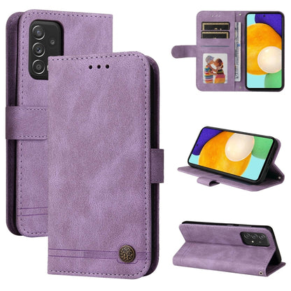 Skin Feel Life Tree Metal Button Horizontal Flip Leather Case with Holder & Card Slot & Wallet & Photo Frame & Strap, For Samsung Galaxy A52 5G / 4G / A52s, For Samsung Galaxy A72 5G / 4G