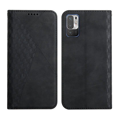 Diamond Pattern Splicing Skin Feel Magnetic Horizontal Flip Leather Case with Card Slots & Holder & Wallet, For OPPO A16s / A16 / A54s / A53s 5G / A55 5G, For OPPO Realme V13 5G / Realme 8 5G, For Xiaomi Redmi 10                                        ...