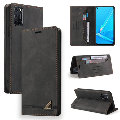 Skin Feel Anti-theft Brush Horizontal Flip Leather Case with Holder & Card Slots & Wallet, For OPPO F17 Pro, For OPPO A15s / A15, For OPPO A52 / A72 / A92, For OPPO A53 / A32 / A53S, For OPPO A72 5G, For OPPO A92S