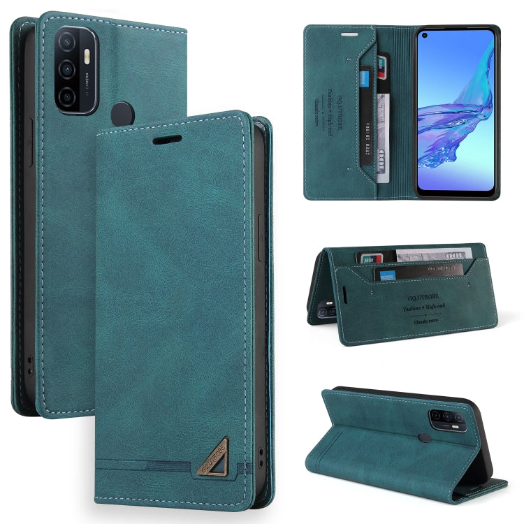 Skin Feel Anti-theft Brush Horizontal Flip Leather Case with Holder & Card Slots & Wallet, For OPPO F17 Pro, For OPPO A15s / A15, For OPPO A52 / A72 / A92, For OPPO A53 / A32 / A53S, For OPPO A72 5G, For OPPO A92S