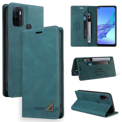 Skin Feel Anti-theft Brush Horizontal Flip Leather Case with Holder & Card Slots & Wallet, For OPPO F17 Pro, For OPPO A15s / A15, For OPPO A52 / A72 / A92, For OPPO A53 / A32 / A53S, For OPPO A72 5G, For OPPO A92S