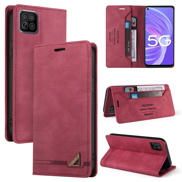 Skin Feel Anti-theft Brush Horizontal Flip Leather Case with Holder & Card Slots & Wallet, For OPPO F17 Pro, For OPPO A15s / A15, For OPPO A52 / A72 / A92, For OPPO A53 / A32 / A53S, For OPPO A72 5G, For OPPO A92S