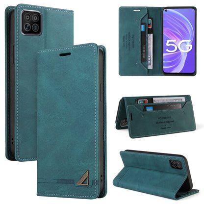 Skin Feel Anti-theft Brush Horizontal Flip Leather Case with Holder & Card Slots & Wallet, For OPPO F17 Pro, For OPPO A15s / A15, For OPPO A52 / A72 / A92, For OPPO A53 / A32 / A53S, For OPPO A72 5G, For OPPO A92S