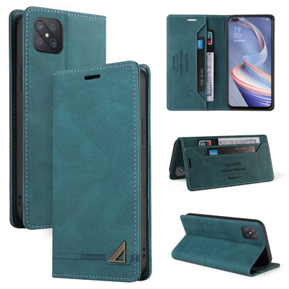 Skin Feel Anti-theft Brush Horizontal Flip Leather Case with Holder & Card Slots & Wallet, For OPPO F17 Pro, For OPPO A15s / A15, For OPPO A52 / A72 / A92, For OPPO A53 / A32 / A53S, For OPPO A72 5G, For OPPO A92S