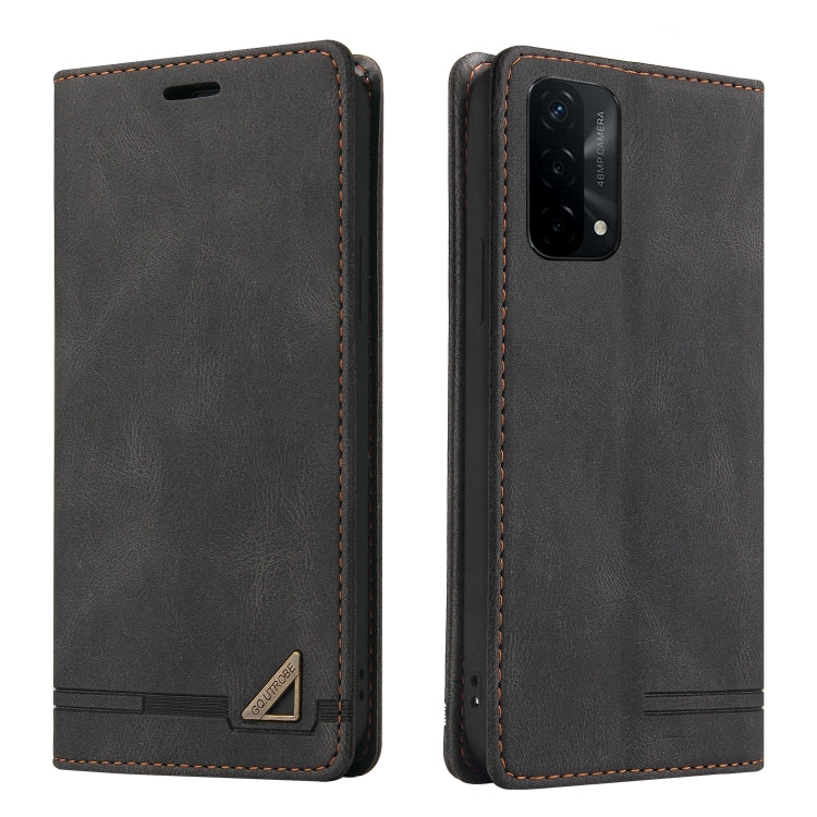 Skin Feel Anti-theft Brush Horizontal Flip Leather Case with Holder & Card Slots & Wallet, For OPPO A93 5G, For OPPO A94, For OPPO F17, For OPPO F19 / A74, For OPPO Find X3 Pro, For OPPO Realme 7 Pro