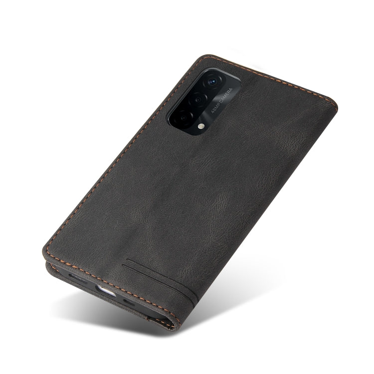 Skin Feel Anti-theft Brush Horizontal Flip Leather Case with Holder & Card Slots & Wallet, For OPPO A93 5G, For OPPO A94, For OPPO F17, For OPPO F19 / A74, For OPPO Find X3 Pro, For OPPO Realme 7 Pro