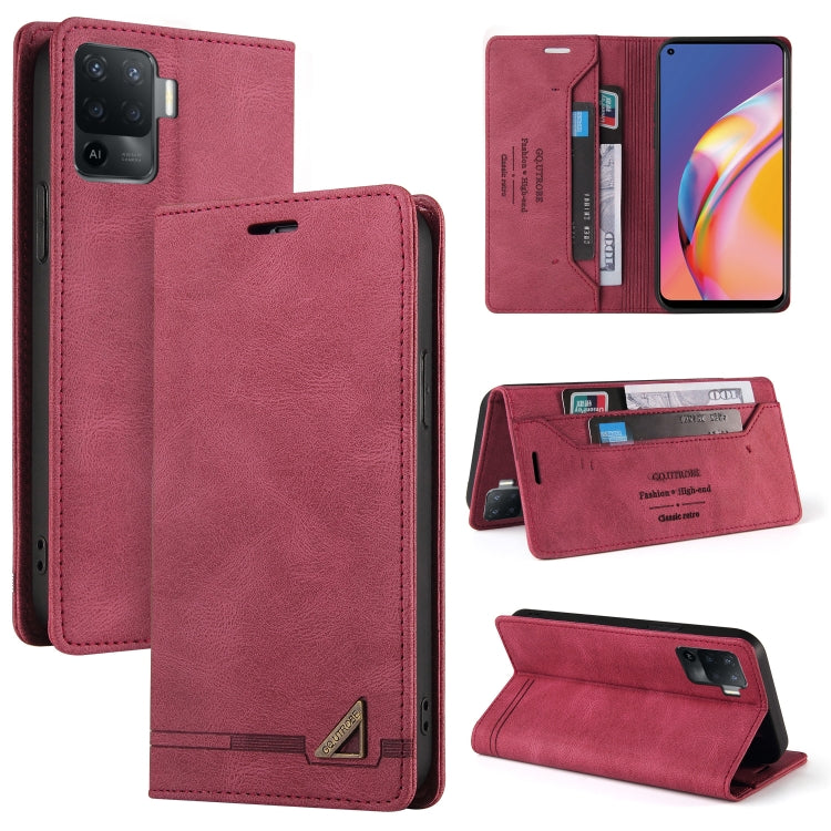 Skin Feel Anti-theft Brush Horizontal Flip Leather Case with Holder & Card Slots & Wallet, For OPPO A93 5G, For OPPO A94, For OPPO F17, For OPPO F19 / A74, For OPPO Find X3 Pro, For OPPO Realme 7 Pro