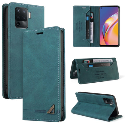 Skin Feel Anti-theft Brush Horizontal Flip Leather Case with Holder & Card Slots & Wallet, For OPPO A93 5G, For OPPO A94, For OPPO F17, For OPPO F19 / A74, For OPPO Find X3 Pro, For OPPO Realme 7 Pro