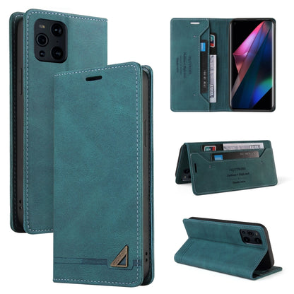 Skin Feel Anti-theft Brush Horizontal Flip Leather Case with Holder & Card Slots & Wallet, For OPPO A93 5G, For OPPO A94, For OPPO F17, For OPPO F19 / A74, For OPPO Find X3 Pro, For OPPO Realme 7 Pro