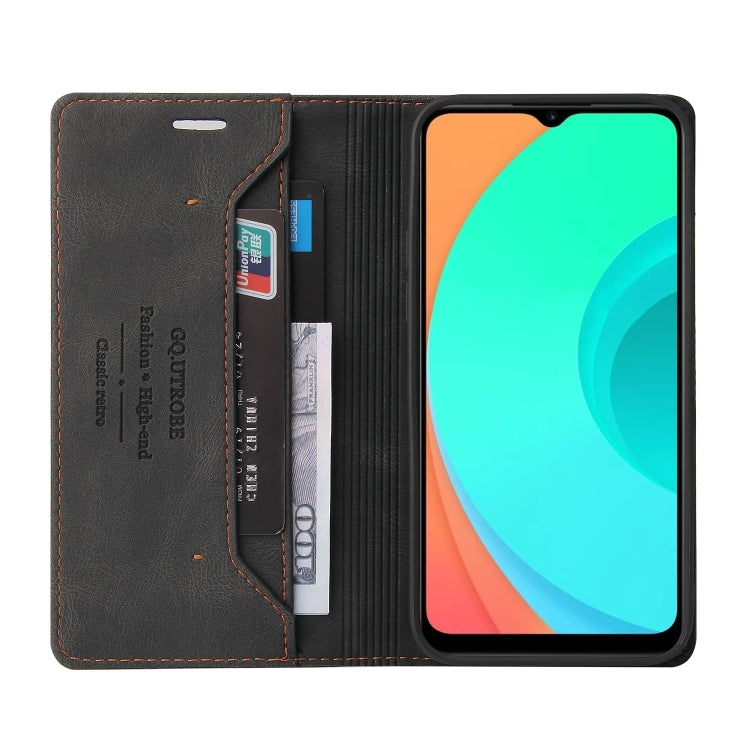 Skin Feel Anti-theft Brush Horizontal Flip Leather Case with Holder & Card Slots & Wallet, For OPPO Realme C11, For OPPO Realme C15, For OPPO Realme C21, For OPPO Realme GT, For OPPO Reno5 Pro 5G, For OPPO Realme 8