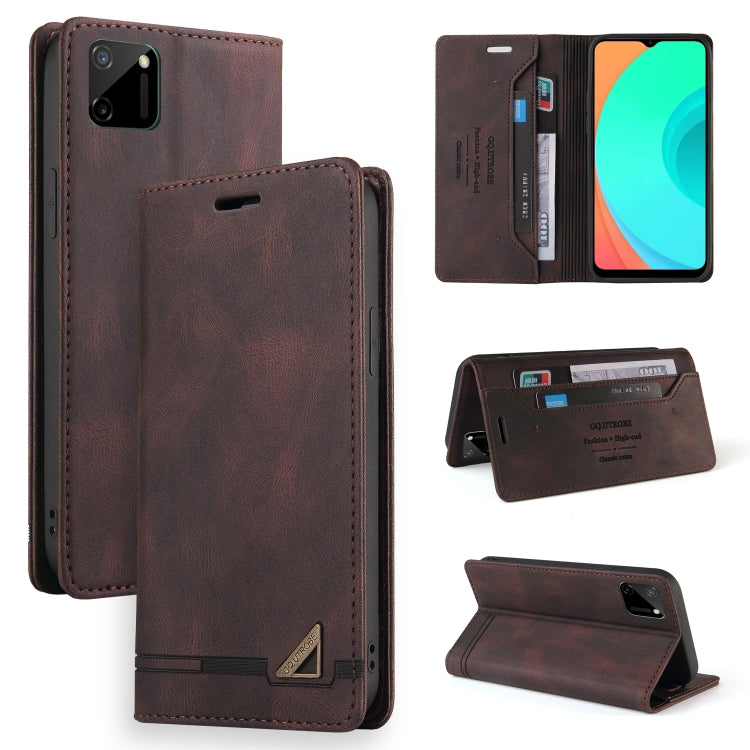 Skin Feel Anti-theft Brush Horizontal Flip Leather Case with Holder & Card Slots & Wallet, For OPPO Realme C11, For OPPO Realme C15, For OPPO Realme C21, For OPPO Realme GT, For OPPO Reno5 Pro 5G, For OPPO Realme 8