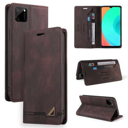 Skin Feel Anti-theft Brush Horizontal Flip Leather Case with Holder & Card Slots & Wallet, For OPPO Realme C11, For OPPO Realme C15, For OPPO Realme C21, For OPPO Realme GT, For OPPO Reno5 Pro 5G, For OPPO Realme 8
