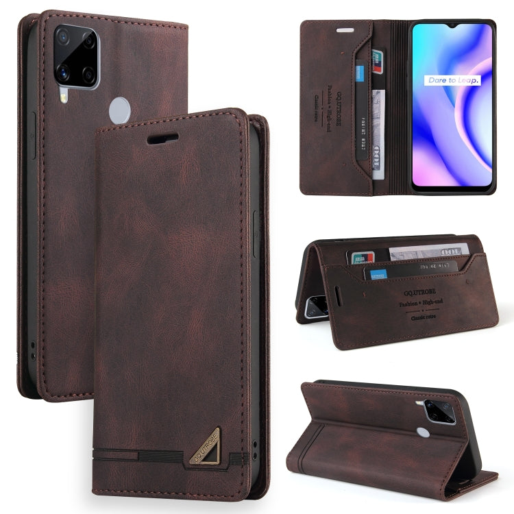 Skin Feel Anti-theft Brush Horizontal Flip Leather Case with Holder & Card Slots & Wallet, For OPPO Realme C11, For OPPO Realme C15, For OPPO Realme C21, For OPPO Realme GT, For OPPO Reno5 Pro 5G, For OPPO Realme 8