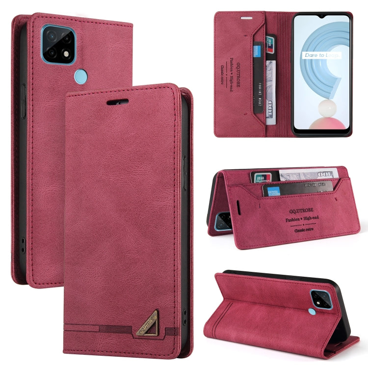 Skin Feel Anti-theft Brush Horizontal Flip Leather Case with Holder & Card Slots & Wallet, For OPPO Realme C11, For OPPO Realme C15, For OPPO Realme C21, For OPPO Realme GT, For OPPO Reno5 Pro 5G, For OPPO Realme 8