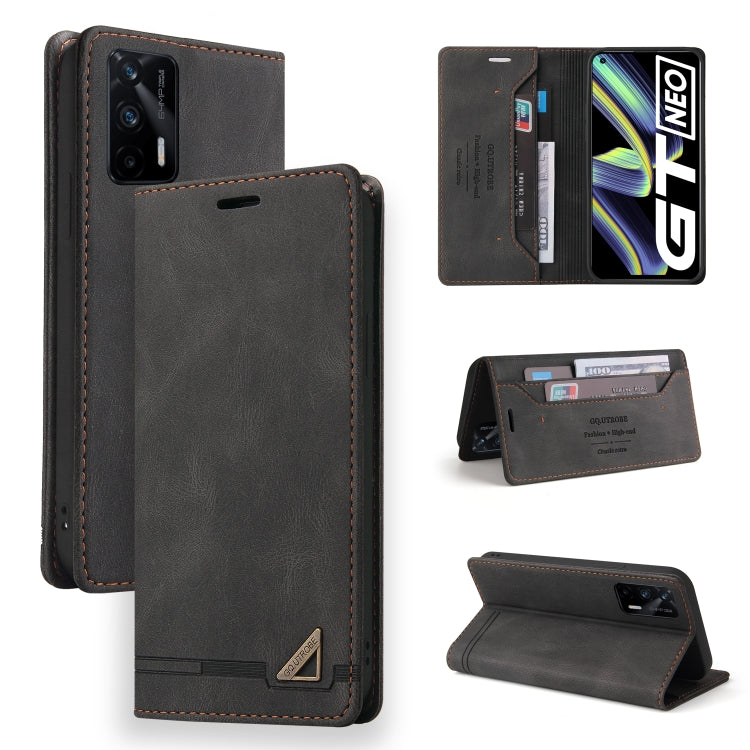 Skin Feel Anti-theft Brush Horizontal Flip Leather Case with Holder & Card Slots & Wallet, For OPPO Realme C11, For OPPO Realme C15, For OPPO Realme C21, For OPPO Realme GT, For OPPO Reno5 Pro 5G, For OPPO Realme 8