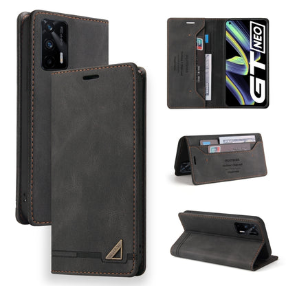 Skin Feel Anti-theft Brush Horizontal Flip Leather Case with Holder & Card Slots & Wallet, For OPPO Realme C11, For OPPO Realme C15, For OPPO Realme C21, For OPPO Realme GT, For OPPO Reno5 Pro 5G, For OPPO Realme 8