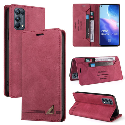 Skin Feel Anti-theft Brush Horizontal Flip Leather Case with Holder & Card Slots & Wallet, For OPPO Realme C11, For OPPO Realme C15, For OPPO Realme C21, For OPPO Realme GT, For OPPO Reno5 Pro 5G, For OPPO Realme 8