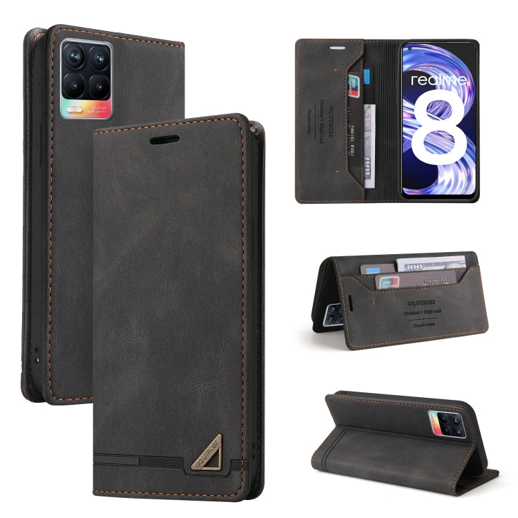 Skin Feel Anti-theft Brush Horizontal Flip Leather Case with Holder & Card Slots & Wallet, For OPPO Realme C11, For OPPO Realme C15, For OPPO Realme C21, For OPPO Realme GT, For OPPO Reno5 Pro 5G, For OPPO Realme 8