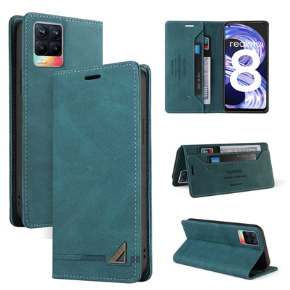 Skin Feel Anti-theft Brush Horizontal Flip Leather Case with Holder & Card Slots & Wallet, For OPPO Realme C11, For OPPO Realme C15, For OPPO Realme C21, For OPPO Realme GT, For OPPO Reno5 Pro 5G, For OPPO Realme 8