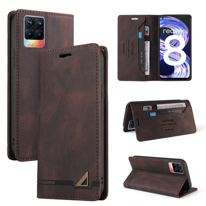 Skin Feel Anti-theft Brush Horizontal Flip Leather Case with Holder & Card Slots & Wallet, For OPPO Realme C11, For OPPO Realme C15, For OPPO Realme C21, For OPPO Realme GT, For OPPO Reno5 Pro 5G, For OPPO Realme 8