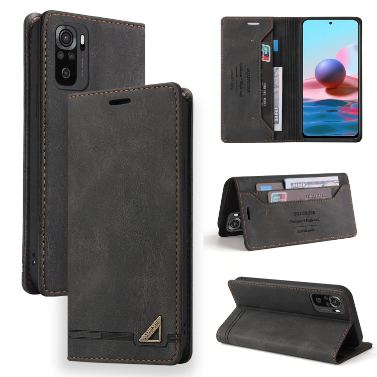 Skin Feel Anti-theft Brush Horizontal Flip Leather Case with Holder & Card Slots & Wallet, For Xiaomi Redmi Note 10, For Xiaomi Redmi Note 10 Pro, For Xiaomi Redmi 9, For Xiaomi Redmi 9A, For Xiaomi Redmi 9C, For Xiaomi Redmi 9T