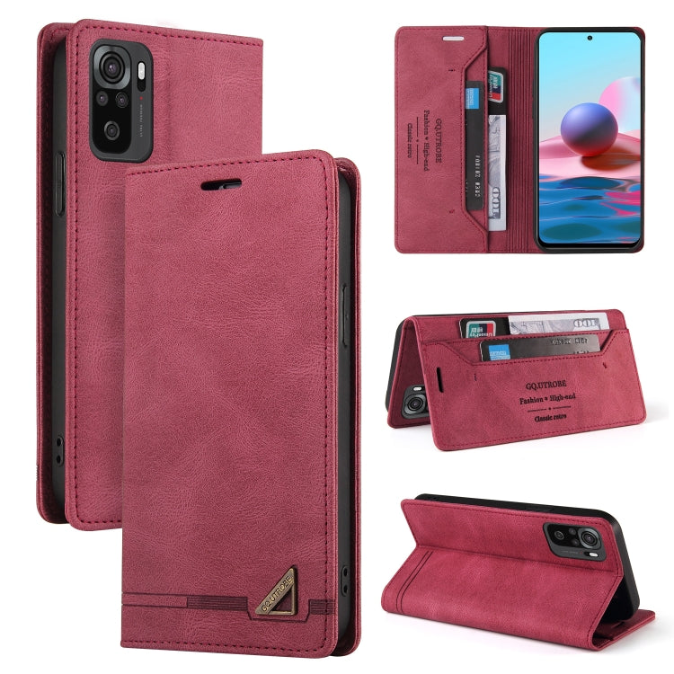 Skin Feel Anti-theft Brush Horizontal Flip Leather Case with Holder & Card Slots & Wallet, For Xiaomi Redmi Note 10, For Xiaomi Redmi Note 10 Pro, For Xiaomi Redmi 9, For Xiaomi Redmi 9A, For Xiaomi Redmi 9C, For Xiaomi Redmi 9T