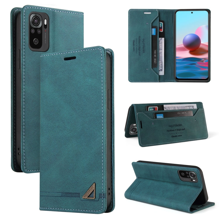Skin Feel Anti-theft Brush Horizontal Flip Leather Case with Holder & Card Slots & Wallet, For Xiaomi Redmi Note 10, For Xiaomi Redmi Note 10 Pro, For Xiaomi Redmi 9, For Xiaomi Redmi 9A, For Xiaomi Redmi 9C, For Xiaomi Redmi 9T