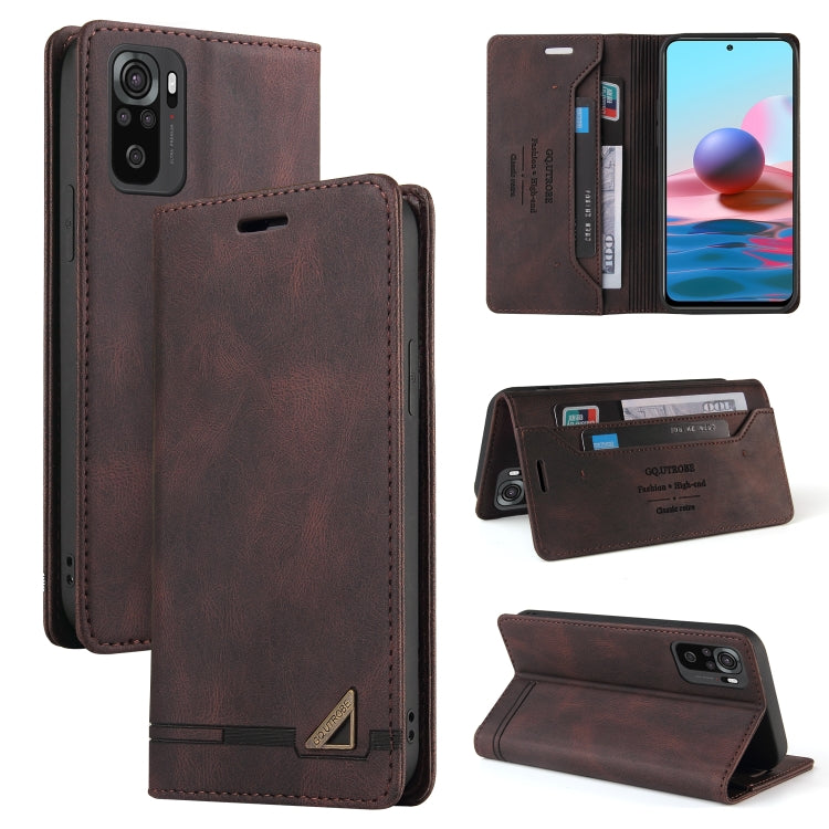 Skin Feel Anti-theft Brush Horizontal Flip Leather Case with Holder & Card Slots & Wallet, For Xiaomi Redmi Note 10, For Xiaomi Redmi Note 10 Pro, For Xiaomi Redmi 9, For Xiaomi Redmi 9A, For Xiaomi Redmi 9C, For Xiaomi Redmi 9T