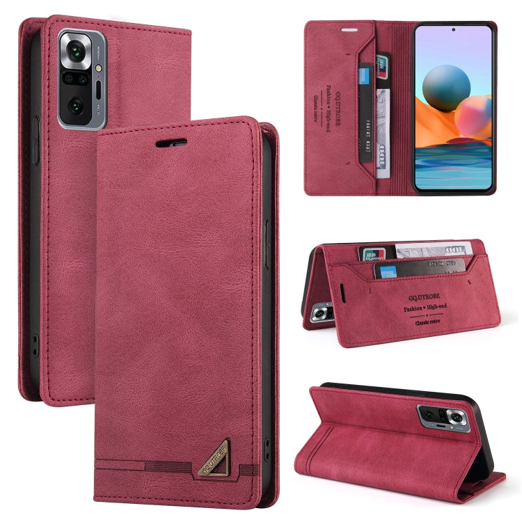 Skin Feel Anti-theft Brush Horizontal Flip Leather Case with Holder & Card Slots & Wallet, For Xiaomi Redmi Note 10, For Xiaomi Redmi Note 10 Pro, For Xiaomi Redmi 9, For Xiaomi Redmi 9A, For Xiaomi Redmi 9C, For Xiaomi Redmi 9T