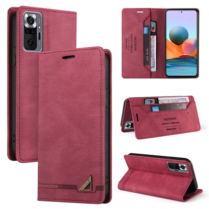 Skin Feel Anti-theft Brush Horizontal Flip Leather Case with Holder & Card Slots & Wallet, For Xiaomi Redmi Note 10, For Xiaomi Redmi Note 10 Pro, For Xiaomi Redmi 9, For Xiaomi Redmi 9A, For Xiaomi Redmi 9C, For Xiaomi Redmi 9T