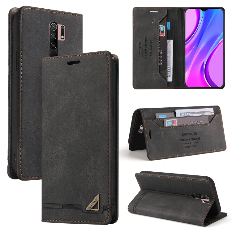 Skin Feel Anti-theft Brush Horizontal Flip Leather Case with Holder & Card Slots & Wallet, For Xiaomi Redmi Note 10, For Xiaomi Redmi Note 10 Pro, For Xiaomi Redmi 9, For Xiaomi Redmi 9A, For Xiaomi Redmi 9C, For Xiaomi Redmi 9T