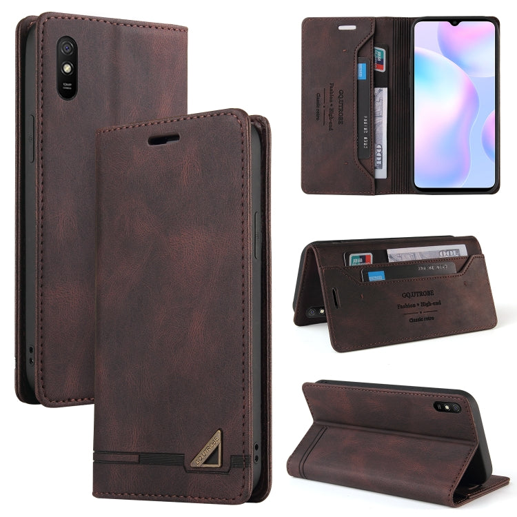 Skin Feel Anti-theft Brush Horizontal Flip Leather Case with Holder & Card Slots & Wallet, For Xiaomi Redmi Note 10, For Xiaomi Redmi Note 10 Pro, For Xiaomi Redmi 9, For Xiaomi Redmi 9A, For Xiaomi Redmi 9C, For Xiaomi Redmi 9T
