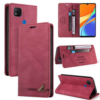 Skin Feel Anti-theft Brush Horizontal Flip Leather Case with Holder & Card Slots & Wallet, For Xiaomi Redmi Note 10, For Xiaomi Redmi Note 10 Pro, For Xiaomi Redmi 9, For Xiaomi Redmi 9A, For Xiaomi Redmi 9C, For Xiaomi Redmi 9T