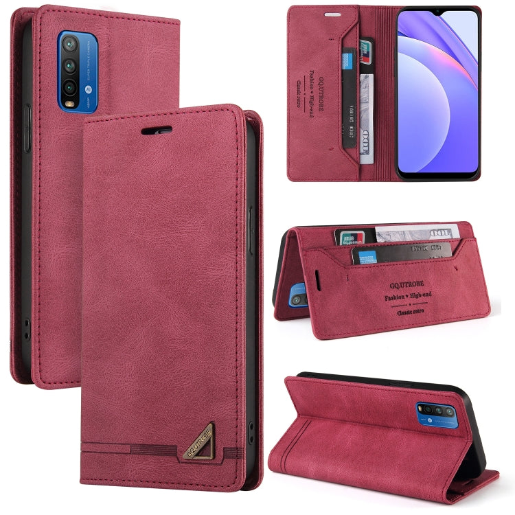 Skin Feel Anti-theft Brush Horizontal Flip Leather Case with Holder & Card Slots & Wallet, For Xiaomi Redmi Note 10, For Xiaomi Redmi Note 10 Pro, For Xiaomi Redmi 9, For Xiaomi Redmi 9A, For Xiaomi Redmi 9C, For Xiaomi Redmi 9T