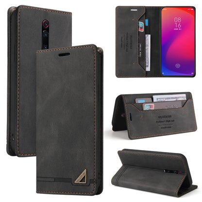 Skin Feel Anti-theft Brush Horizontal Flip Leather Case with Holder & Card Slots & Wallet, For Xiaomi Redmi K20, For Xiaomi Redmi Note 7, For Xiaomi Redmi Note 8, For Xiaomi Redmi Note 8 Pro, For Xiaomi Redmi Note 8T, For Xiaomi Redmi Note 9