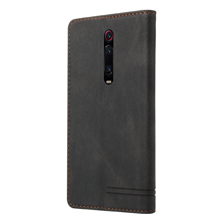 Skin Feel Anti-theft Brush Horizontal Flip Leather Case with Holder & Card Slots & Wallet, For Xiaomi Redmi K20, For Xiaomi Redmi Note 7, For Xiaomi Redmi Note 8, For Xiaomi Redmi Note 8 Pro, For Xiaomi Redmi Note 8T, For Xiaomi Redmi Note 9