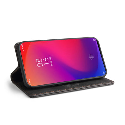 Skin Feel Anti-theft Brush Horizontal Flip Leather Case with Holder & Card Slots & Wallet, For Xiaomi Redmi K20, For Xiaomi Redmi Note 7, For Xiaomi Redmi Note 8, For Xiaomi Redmi Note 8 Pro, For Xiaomi Redmi Note 8T, For Xiaomi Redmi Note 9