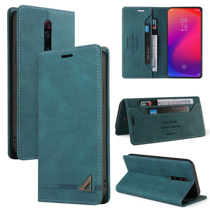 Skin Feel Anti-theft Brush Horizontal Flip Leather Case with Holder & Card Slots & Wallet, For Xiaomi Redmi K20, For Xiaomi Redmi Note 7, For Xiaomi Redmi Note 8, For Xiaomi Redmi Note 8 Pro, For Xiaomi Redmi Note 8T, For Xiaomi Redmi Note 9
