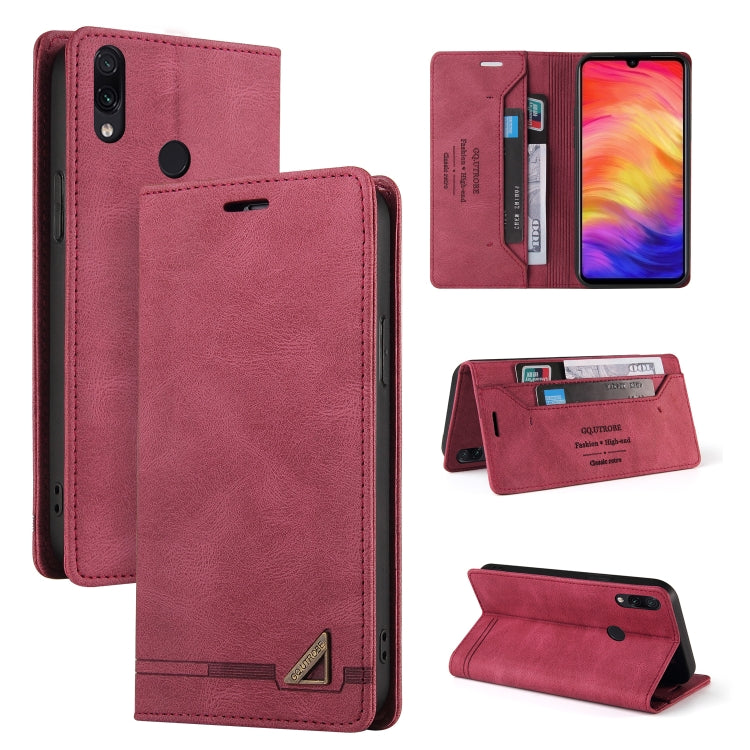 Skin Feel Anti-theft Brush Horizontal Flip Leather Case with Holder & Card Slots & Wallet, For Xiaomi Redmi K20, For Xiaomi Redmi Note 7, For Xiaomi Redmi Note 8, For Xiaomi Redmi Note 8 Pro, For Xiaomi Redmi Note 8T, For Xiaomi Redmi Note 9