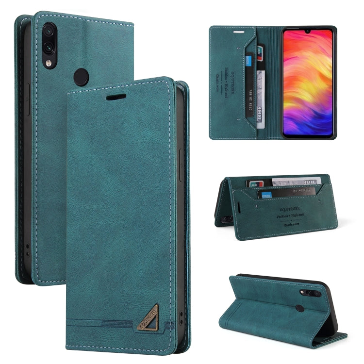 Skin Feel Anti-theft Brush Horizontal Flip Leather Case with Holder & Card Slots & Wallet, For Xiaomi Redmi K20, For Xiaomi Redmi Note 7, For Xiaomi Redmi Note 8, For Xiaomi Redmi Note 8 Pro, For Xiaomi Redmi Note 8T, For Xiaomi Redmi Note 9