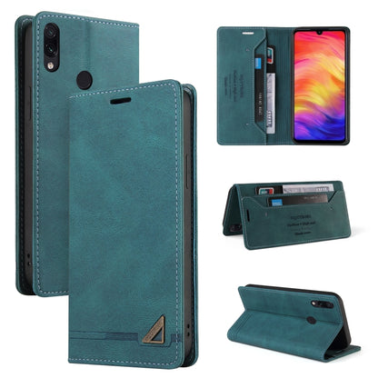 Skin Feel Anti-theft Brush Horizontal Flip Leather Case with Holder & Card Slots & Wallet, For Xiaomi Redmi K20, For Xiaomi Redmi Note 7, For Xiaomi Redmi Note 8, For Xiaomi Redmi Note 8 Pro, For Xiaomi Redmi Note 8T, For Xiaomi Redmi Note 9