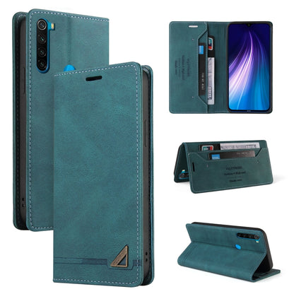 Skin Feel Anti-theft Brush Horizontal Flip Leather Case with Holder & Card Slots & Wallet, For Xiaomi Redmi K20, For Xiaomi Redmi Note 7, For Xiaomi Redmi Note 8, For Xiaomi Redmi Note 8 Pro, For Xiaomi Redmi Note 8T, For Xiaomi Redmi Note 9