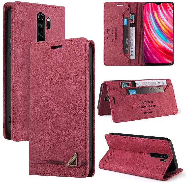 Skin Feel Anti-theft Brush Horizontal Flip Leather Case with Holder & Card Slots & Wallet, For Xiaomi Redmi K20, For Xiaomi Redmi Note 7, For Xiaomi Redmi Note 8, For Xiaomi Redmi Note 8 Pro, For Xiaomi Redmi Note 8T, For Xiaomi Redmi Note 9