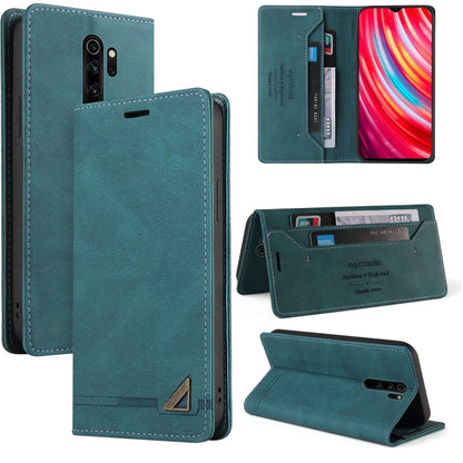 Skin Feel Anti-theft Brush Horizontal Flip Leather Case with Holder & Card Slots & Wallet, For Xiaomi Redmi K20, For Xiaomi Redmi Note 7, For Xiaomi Redmi Note 8, For Xiaomi Redmi Note 8 Pro, For Xiaomi Redmi Note 8T, For Xiaomi Redmi Note 9