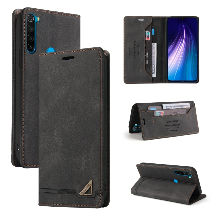 Skin Feel Anti-theft Brush Horizontal Flip Leather Case with Holder & Card Slots & Wallet, For Xiaomi Redmi K20, For Xiaomi Redmi Note 7, For Xiaomi Redmi Note 8, For Xiaomi Redmi Note 8 Pro, For Xiaomi Redmi Note 8T, For Xiaomi Redmi Note 9